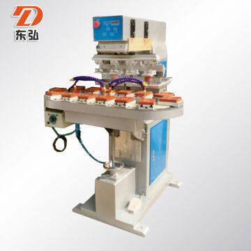 4 color conveyor pad printing machine