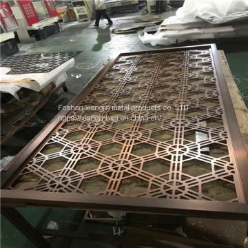 jyfq0022 New products custom 304 316L 5mm thickness KTV decoration Brass stainless steel sheet