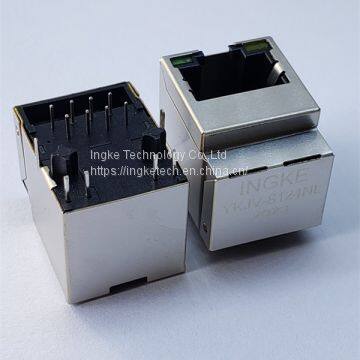 HFJV1-2450-L12 Single Port 100 Base-T Vertical RJ45 Jacks With Magnetics photo-2