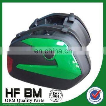 Waterproof Green and Black Motorcycle Side Box Side Boxes for Motor