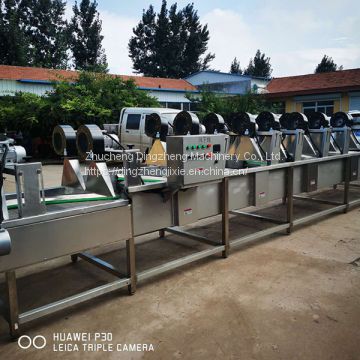 Continuous Chilli/Ginger Dryer/Dry Fresh Vegetable Cleaning and Air Drying Assembly Line