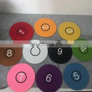 Eco-friendly felt teaching aids for learning numbers digital