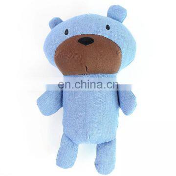 China Factory Supply Dog Toys Pet Cotton Rope Bear Squeaky photo-4