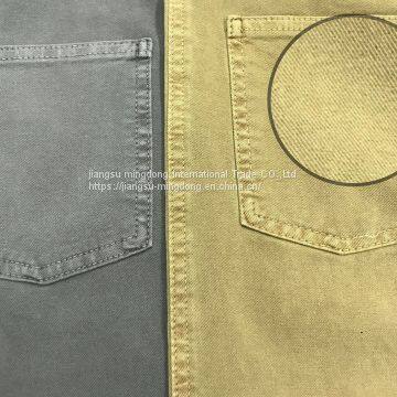 75.2%Cotton 19%Rayon 5.8%Spandex Bi-stretch Peached Twill Fabric photo-3