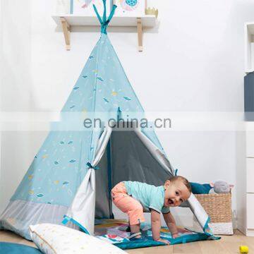 Indoor & Outdoor Teepee Tent for Kids With Play Mat Kids Tent photo-3