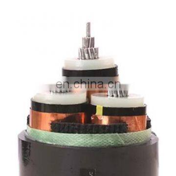 Medium Voltage Three Core Aluminium Conductor XLPE Insulated Copper Tape Screened PVC Sheathed NA2XSEY Power Cable photo-4