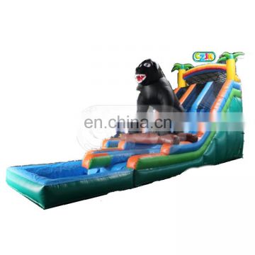 gorilla high quality party air bounce pool inflatable water slide