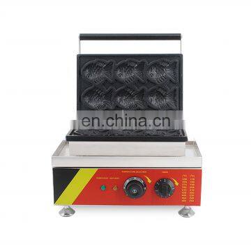 commercial fish shaped waffle machine red bean fish waffle machine