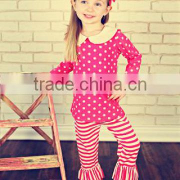 Newest design boutique girls fall outfits wholesale children's boutique clothing