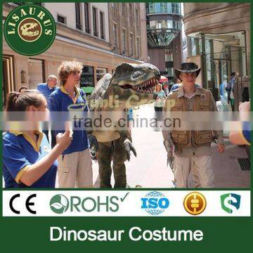 JLDC-C-Dressing walking dinosaur suit costume model for performance