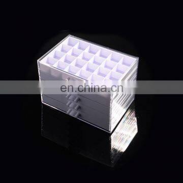 Thicken 120 grid cheap plastic box for nail charms