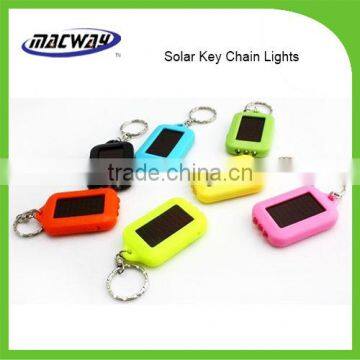 Personalized solar keychain flashlight with logo printing