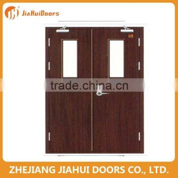 wooden fire door