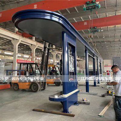 Advertising Light Box of Multifunctional Bus Shelter at Shared Umbrella Bus Station in the Scenic Spot photo-4