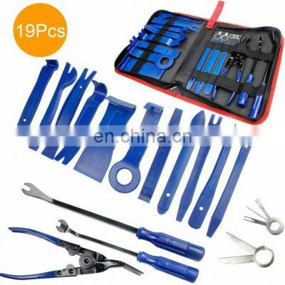 Car Fasteners Removal pry Tools 19pcs/set Car Door Panel Engine Cover Fender Clips Installer Repair Tools kit