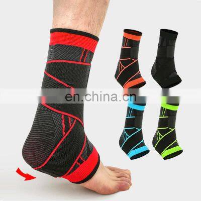 Sports Foot Sleeve Support Sock Ankle Foot Orthosis Nylon Ankle  Elastic Warmth Breathable Fixed Ankle