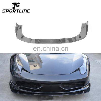 Carbon Fiber Front Winglet Lip for Ferrari 458 Italia Base Coupe 2-Door 11-13