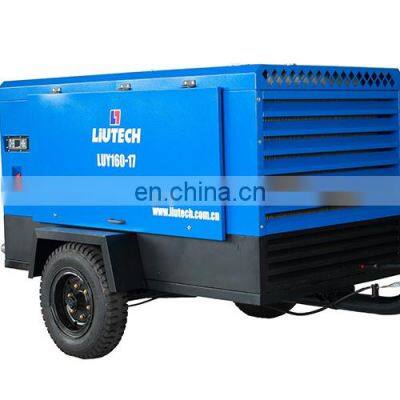 Liutech Самый эффективный портативный винтовой компрессор с давлением 17 бар для бурения в наземных инженерных работах photo-2
