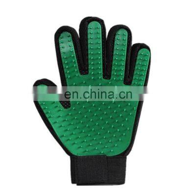 Black Blue Orange Green Pink Pet Grooming Glove Silicone Pet Glove photo-5