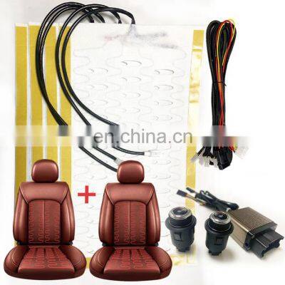 auto parts 2 seat Alloy wire seat heating system with 6 speed rotary switch