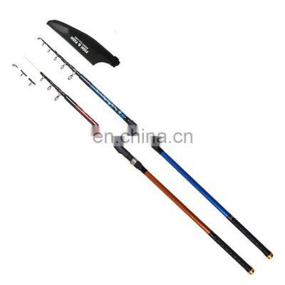 Amazon 4.0m 4.2m 70-250g Lure Weight Telescopic Fishing Rod Saltwater Beach Big Fish Long Casting Surf Carbon Fiber Casting Rod