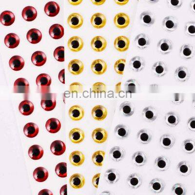 Amazon 100pcs/set 3mm 4mm 5mm 6mm Quality Fishing Lure Accessories Parts Round 3D Lure Eyes