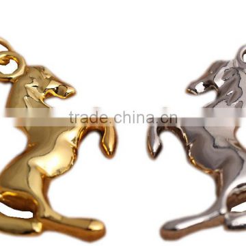 Promotional metal animal keychains / metal horse keychains