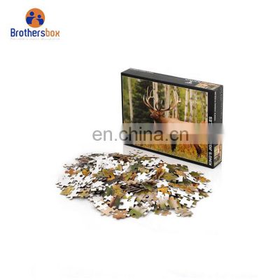 Custom printing 2000 piece jigsaw puzzle wholesale