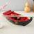 Washable Reusable Large Ship Boat Japanese Serving Plastic Party Black Sushi Tray