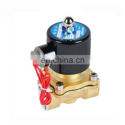 COVNA 2 Way 12 Volt 24 Volt Stainless Steel Brass Electric Water Air Valve