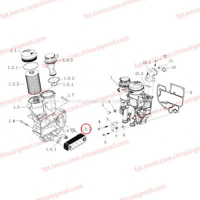 MAN D2066 Oil Cooler 05601-0171