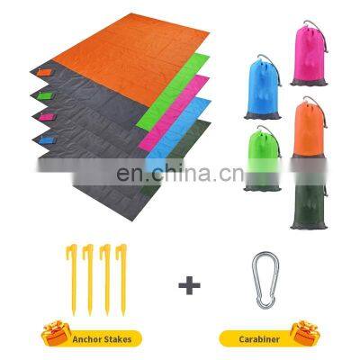 Hot Sale Outdoor Blanket Mat Beach Eco Camping Beach Blanket Waterproof Camping Portable Large Picnic Mat photo-3