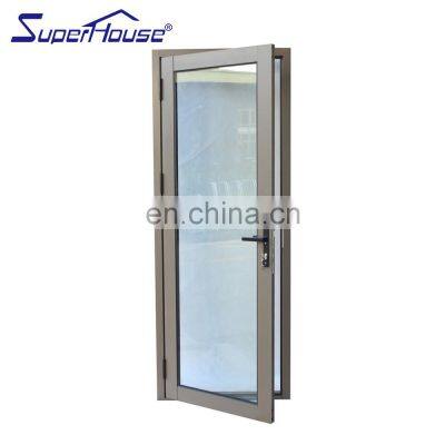 Superhouse Modern Bathroom Narrow Frame Casement Aluminium Interior Glass Doors Price