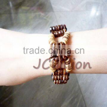 Women Men Fashion Bracelet ( Coconut Shell Beads ) Handmade!!