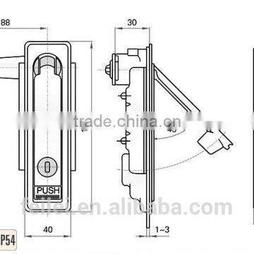 Flei Brand ROHS Zinc Plated Metal Lock for Industrial Cabinet Use