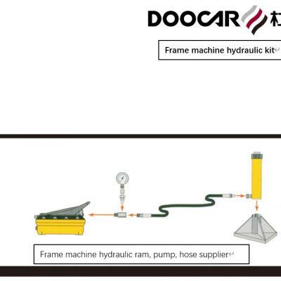 10 ton hydraulic ram frame machine