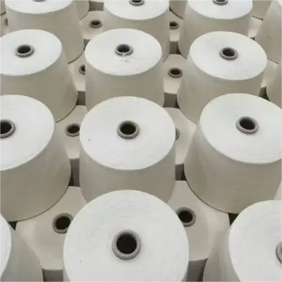 Hot Sale 20s 30s 40s CVC TC Polyester Cotton Blended PC Yarn Blended Yarn photo-2