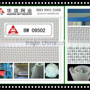 polyester mesh for nonwoven cloth forming