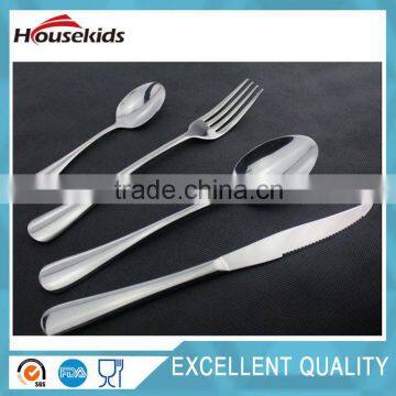 stainless steel kitchen flatware set