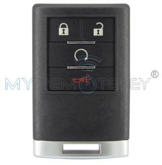 FCC OUC6000066 Remote key 4 button 315 MHz for 2007-2014 Cadillac Escalade PN: 22756463