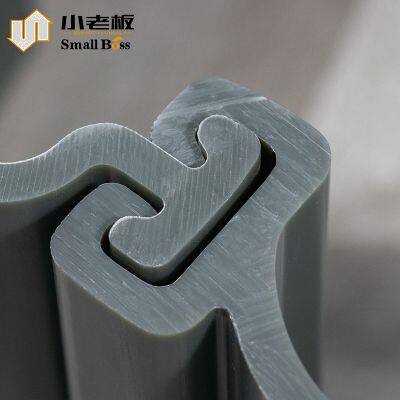 Factory Price Seawall Retaining Wall Non Steel Sheet Pile PVC Sheet Pile Sheet Piling for Flood and Erosion Control Solution photo-4