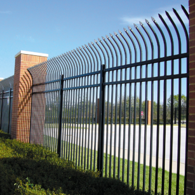 2026 New Style Durable WPC Galvanized Steel & Aluminium Wrought Iron Fence Panels for Gardens photo-2