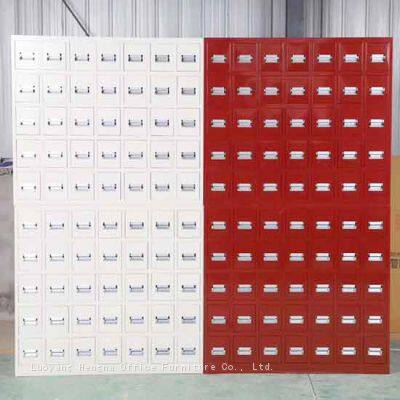 Modern Apothecary Cabinet with Label Slots- Medical Supply Storage Rack with Clean Room Metal Frame for Hospital Clinic Drug Store