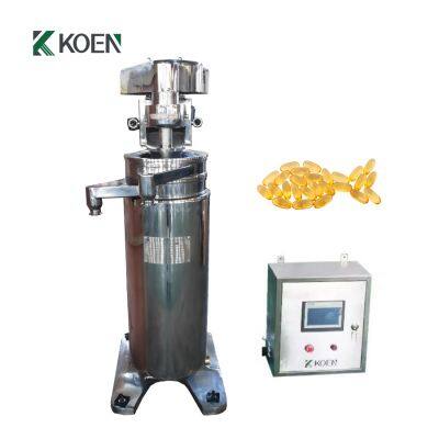 Industrial Centrifuge Price GF105 Solid Liquid Separating Tubular Separator Coconut Oil Centrifuge Machine photo-3