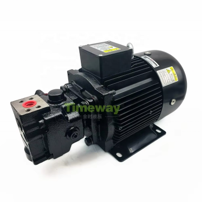 Hydraulikölpumpe UVN-Serie Flügelzellenpumpe verbindet sich mit Motoren UVN-1A-2A4-2.2-4-11 Hydraulikaggregat Elektromotor-Einheit photo-5