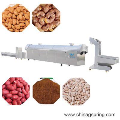 Industrial Electromagnetic Nuts Roasting Machine Energy Saving for Peanut Cashew Processing