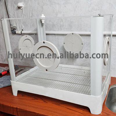 Waterproof Acrylic Multi-Function Pet Bathroom With Bathing Drying & More | for Small Dogs & Cats