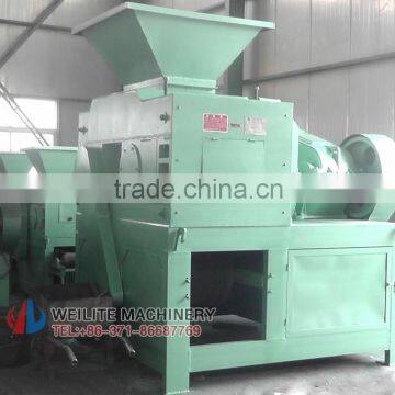 9Cr2Mn Steel Roller Press Round Shape Charcoal / Peat / Coal Briquette Making Machine
