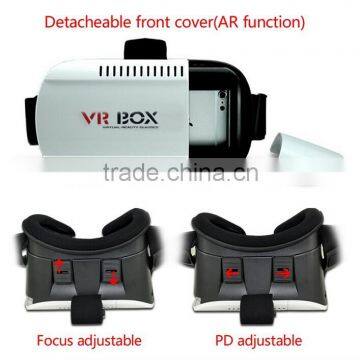 Google Cardboard Headmount VR BOX Version VR Virtual Reality 3D Glasses for 3.5" - 6.0" Smartphone 9d vr box