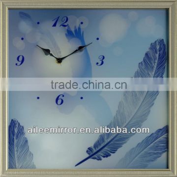 Triangle crystal clock plush clock 400*400mm